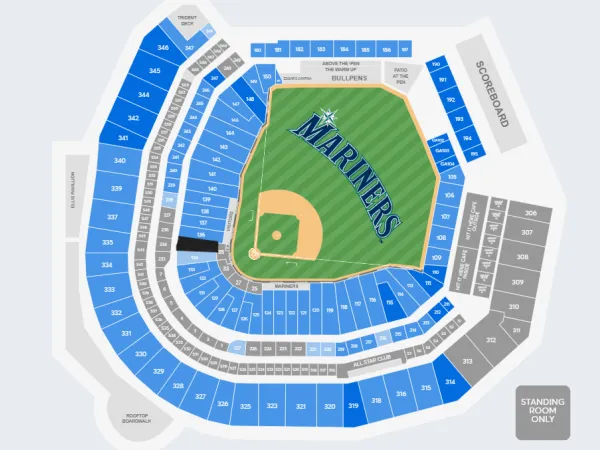 Seat Map - 135 blacked out